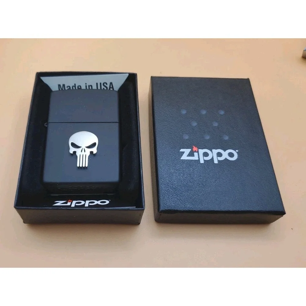 Zippo Lighter With A Vigilantly Emblem Matt Black,  Unused